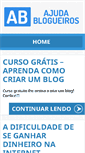 Mobile Screenshot of ajudablogueiros.com.br